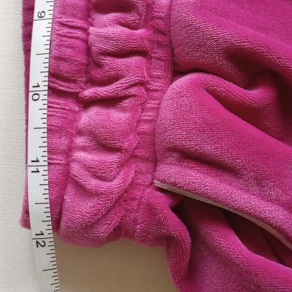 Derek Heart Super Soft Velour Crop Wide Leg Pants M Fuschia 50off3 - Picture 5 of 8
